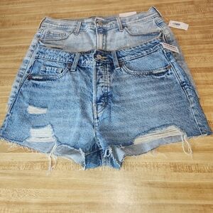 BUNDLE 2 Old Navy Women's Denim Shorts size 6